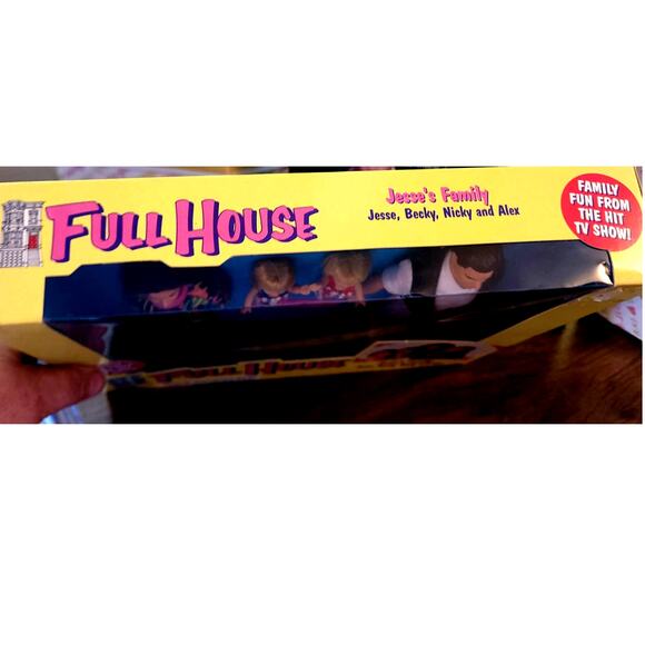 1993 Full House Jesse's Family: Jesse, Becky, Nicky & Alex Tiger Toys NIB - Picture 4 of 6